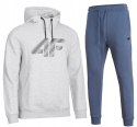 4F MĘSKI DRES BAWEŁNA KOMPLET BLUZA KANGURKA SPODNIE / rozm M