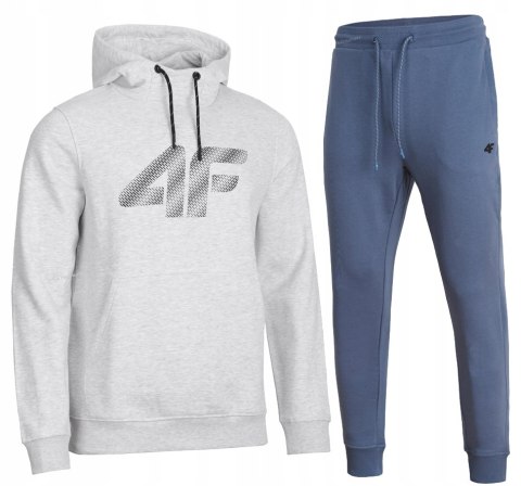 4F MĘSKI DRES BAWEŁNA KOMPLET BLUZA KANGURKA SPODNIE / rozm M