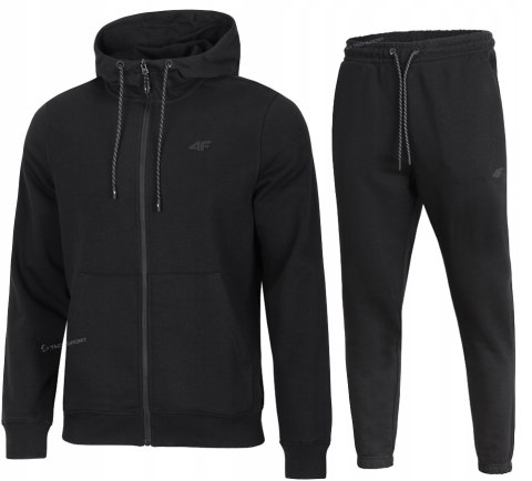4F MĘSKI DRES BAWEŁNA KOMPLET BLUZA ROZPINANA SPODNIE / rozm M