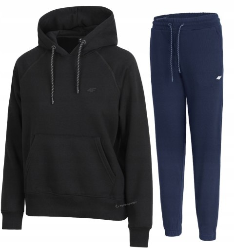 4F DAMSKI DRES BAWEŁNA KOMPLET BLUZA KANGURKA SPODNIE / rozm M