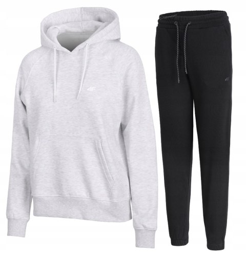 4F DAMSKI DRES BAWEŁNA KOMPLET BLUZA KANGURKA SPODNIE / rozm M