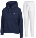 4F DAMSKI DRES BAWEŁNA KOMPLET BLUZA KANGURKA SPODNIE / rozm XS