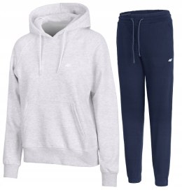 4F DAMSKI DRES BAWEŁNA KOMPLET BLUZA KANGURKA SPODNIE / rozm S