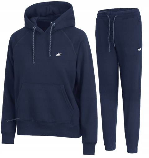 4F DAMSKI DRES BAWEŁNA KOMPLET BLUZA KANGURKA SPODNIE / rozm S