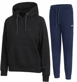 4F DAMSKI DRES BAWEŁNA KOMPLET BLUZA KANGURKA SPODNIE / rozm S