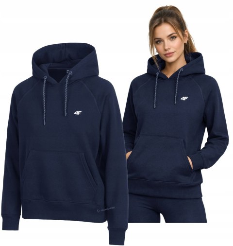 4F DAMSKI DRES BAWEŁNA KOMPLET BLUZA KANGURKA SPODNIE / rozm XS