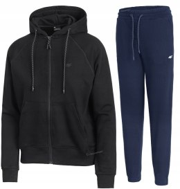 4F DAMSKI DRES BAWEŁNA KOMPLET BLUZA ROZPINANA SPODNIE / rozm S