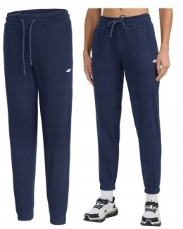 4F DAMSKIE SPODNIE DRESOWE BAWEŁNA JOGGERY / rozm M