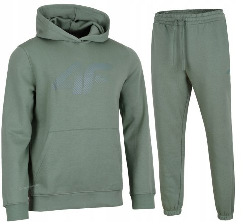 4F MĘSKI DRES BAWEŁNA KOMPLET BLUZA SPODNIE / rozm M
