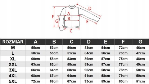4F OCIEPLANA MĘSKA BLUZA BOMBERKA ROZPINANA BAWEŁNIANA ZAMKI / XXXXXL 5XL