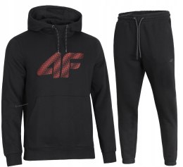 4F MĘSKI DRES BAWEŁNA KOMPLET BLUZA KANGURKA SPODNIE / rozm L