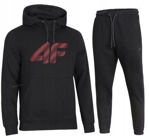 4F MĘSKI DRES BAWEŁNA KOMPLET BLUZA KANGURKA SPODNIE / rozm L
