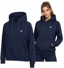 4F OCIEPLANA DAMSKA BLUZA BAWEŁNIANA KANGURKA Z KAPTUREM / rozm XS