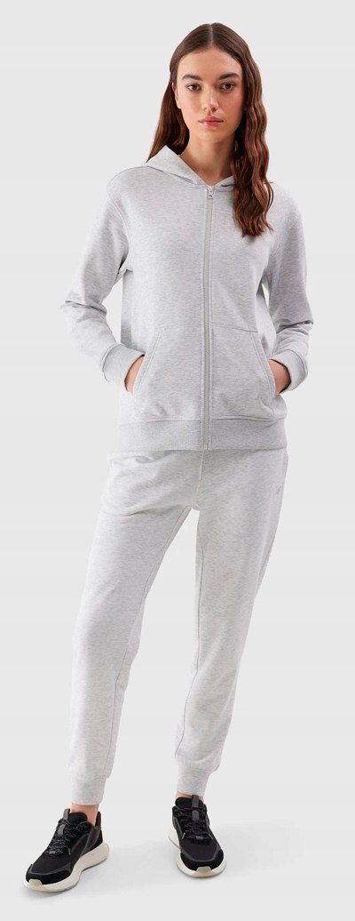 4F DAMSKI DRES BAWEŁNA KOMPLET BLUZA SPODNIE / rozm L