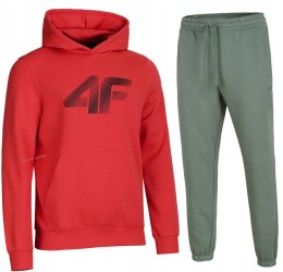 4F MĘSKI DRES BAWEŁNA KOMPLET BLUZA SPODNIE / rozm L