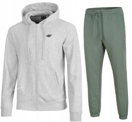 4F MĘSKI DRES BAWEŁNA KOMPLET BLUZA SPODNIE / rozm L