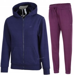 4F DAMSKI DRES BAWEŁNA KOMPLET BLUZA SPODNIE / rozm S