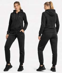 4F DAMSKI DRES BAWEŁNA KOMPLET BLUZA ROZPINANA SPODNIE / rozm L