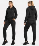 4F DAMSKI DRES BAWEŁNA KOMPLET BLUZA ROZPINANA SPODNIE / rozm L