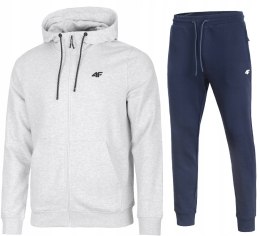 4F MĘSKI DRES BAWEŁNA KOMPLET BLUZA ROZPINANA SPODNIE / rozm M