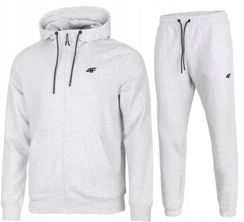 4F MĘSKI DRES BAWEŁNA KOMPLET BLUZA ROZPINANA SPODNIE / rozm M
