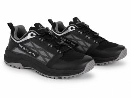 BERGSON TSAVO- MĘSKIE WZMOCNIONE BUTY SPORTOWE TURYSTYCZNE CZARNE roz. 43