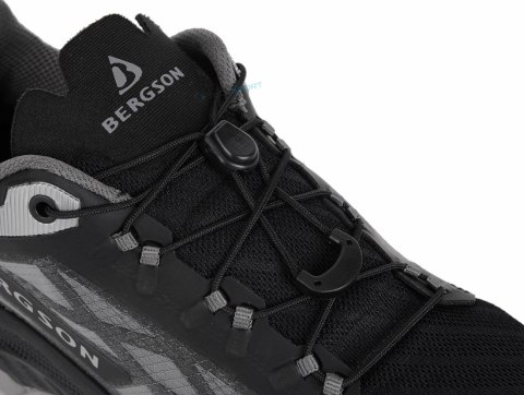 BERGSON TSAVO- MĘSKIE WZMOCNIONE BUTY SPORTOWE TURYSTYCZNE CZARNE roz. 44