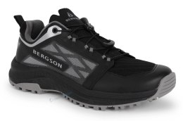 BERGSON TSAVO- MĘSKIE WZMOCNIONE BUTY SPORTOWE TURYSTYCZNE CZARNE roz. 46