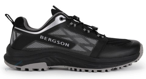 MĘSKIE BUTY SPORTOWE TREKKINGOWE NA CO DZIEŃ BERGSON TSAVO | CZARNE | 41