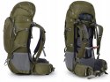 BERGSON MATTERHORN 70-80L- REGULOWANY POJEMNY PLECAK TURYSTYCZNY | OLIWKOWY