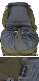 BERGSON MATTERHORN 70-80L- REGULOWANY POJEMNY PLECAK TURYSTYCZNY | OLIWKOWY