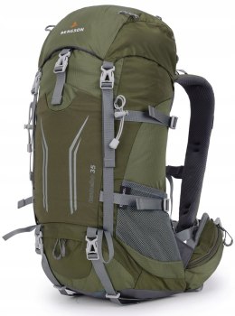 BERGSON TUNNEBO 35L |ODDYCHAJĄCY PLECAK TREKKINGOWY | OLIWKA