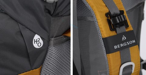 BERGSON VINSTRA 40L- ODDYCHAJĄCY PLECAK TURYSTYCZNY GÓRSKI | ŻÓŁTY