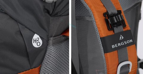 BERGSON VINSTRA 40L- ODDYCHAJĄCY PLECAK TURYSTYCZNY | POMARAŃCZOWY