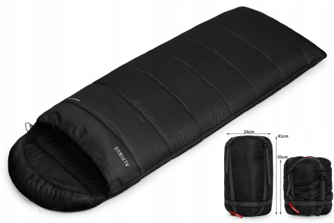ŚPIWÓR ALPINUS CLASSIC WARM 1800 2w1 | KOŁDRA Z KAPTUREM DO -16st | 80x215