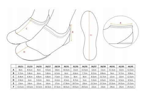 AQUA SPEED LEKKIE SKARPETKI BUTY NEOPRENOWE DO WODY NA BASEN 44/45