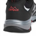 CAMPUS NORIN | WYGODNE DAMSKIE BUTY TREKINGOWE | CZARNE | ROZMIAR 37