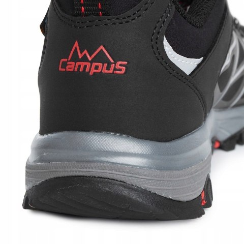 CAMPUS NORIN | WYGODNE DAMSKIE BUTY TREKINGOWE | CZARNE | ROZMIAR 37