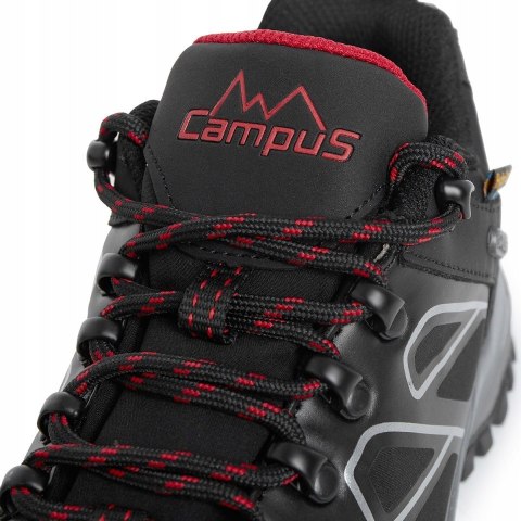 CAMPUS NORIN | WYGODNE DAMSKIE BUTY TREKINGOWE | CZARNE | ROZMIAR 37
