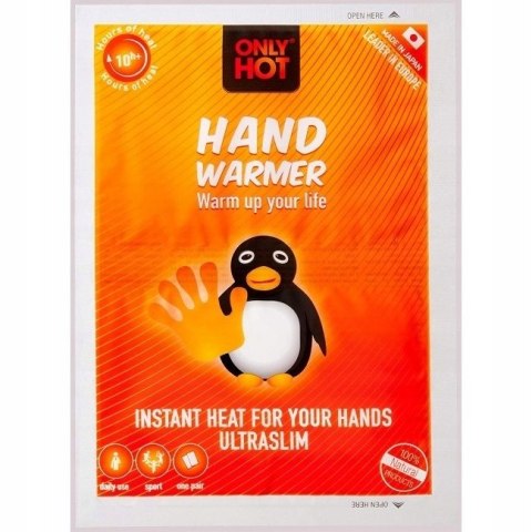 ONLY HOT HAND WARMER OGRZEWACZ DO RĄK DŁONI na 10h