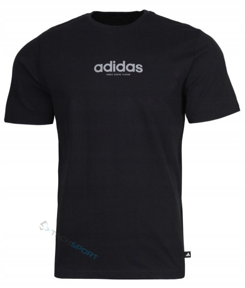 ADIDAS KOSZULKA MĘSKA BAWEŁNIANA T-SHIRT Z GRAFIKĄ NA PLECACH CZARNA / 3XL