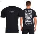 ADIDAS KOSZULKA MĘSKA BAWEŁNIANA T-SHIRT Z GRAFIKĄ NA PLECACH CZARNA / 4XL