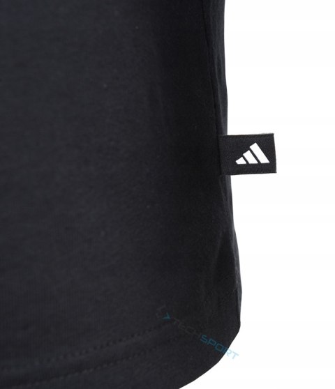 ADIDAS KOSZULKA MĘSKA BAWEŁNIANA T-SHIRT Z GRAFIKĄ NA PLECACH CZARNA / M