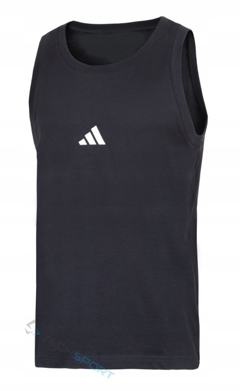 ADIDAS MĘSKA BAWEŁNIANA KOSZULKA NA RAMIĄCZKACH Z HAFTEM / 4XL