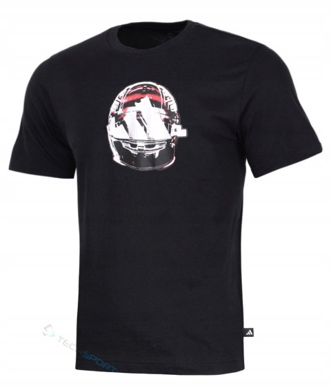 ADIDAS WYGODNA KOSZULKA MĘSKA BAWEŁNIANA T-SHIRT Z DUŻYM LOGIEM CZARNA M