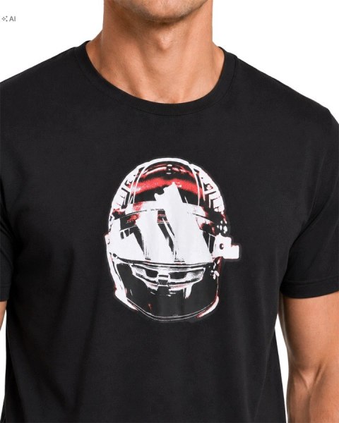 ADIDAS WYGODNA KOSZULKA MĘSKA BAWEŁNIANA T-SHIRT Z DUŻYM LOGIEM CZARNA M