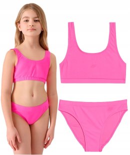 4F DZIEWCZĘCY DWUCZĘŚCIOWY STRÓJ BIKINI KOSTIUM ZESTAW rozm 122/128