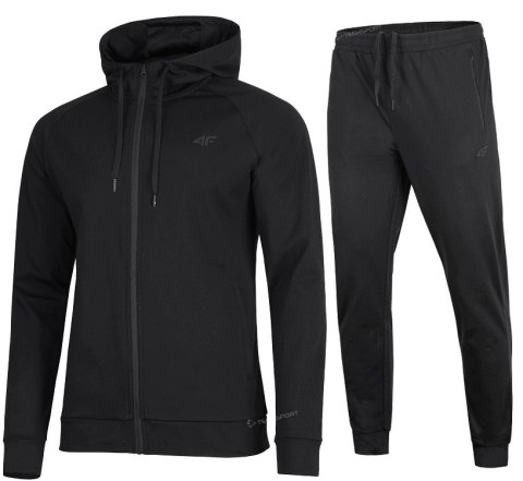 4F MĘSKI DRES SPORTOWY TRENINGOWY KOMPLET BLUZA SPODNIE / rozm L