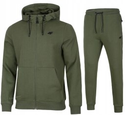 4F MĘSKI DRES BAWEŁNA KOMPLET BLUZA ROZPINANA SPODNIE / rozm XXXL 3XL