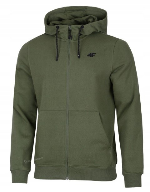 4F MĘSKA BLUZA Z KAPTUREM BAWEŁNA ROZPINANA / rozm XXXL 3XL